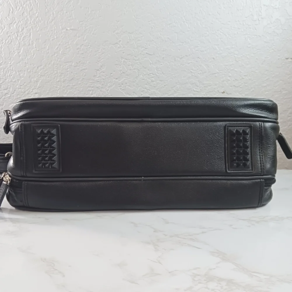 Black Leather Men's Bag